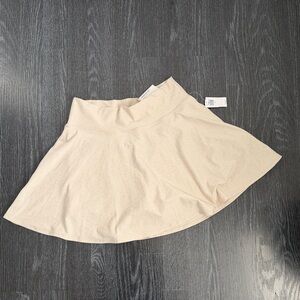 NEW Old Navy Active Cloud Extra High Rise Skirt Skort Shorts Medium Beige